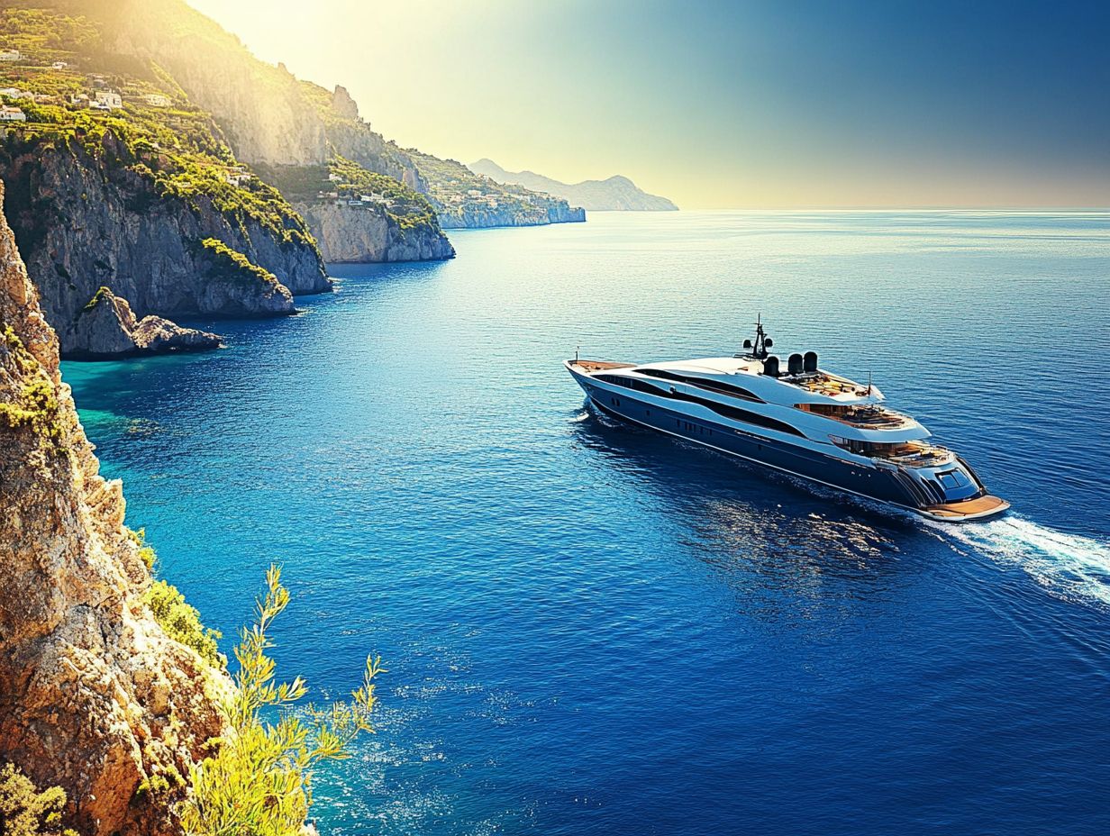 A luxurious view of the world's largest yacht